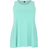 Yoek Singlet van Travelstof DOLCE Turquoise