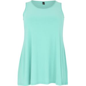 Yoek Singlet van Travelstof DOLCE Turquoise