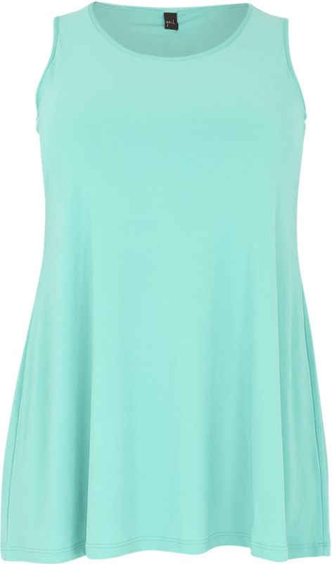 Yoek Singlet van Travelstof DOLCE Turquoise