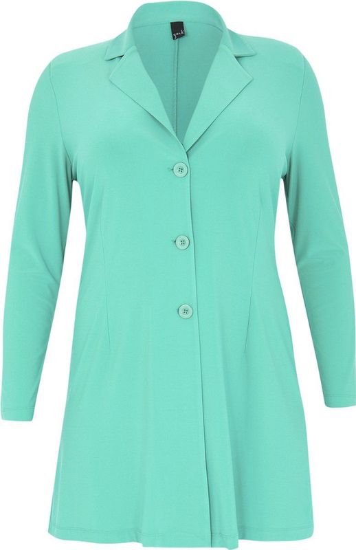 Yoek Blazer DOLCE van Travelstof Turquoise