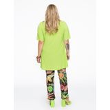 Yoek T-shirt DOLCE van Travelstof Limegroen