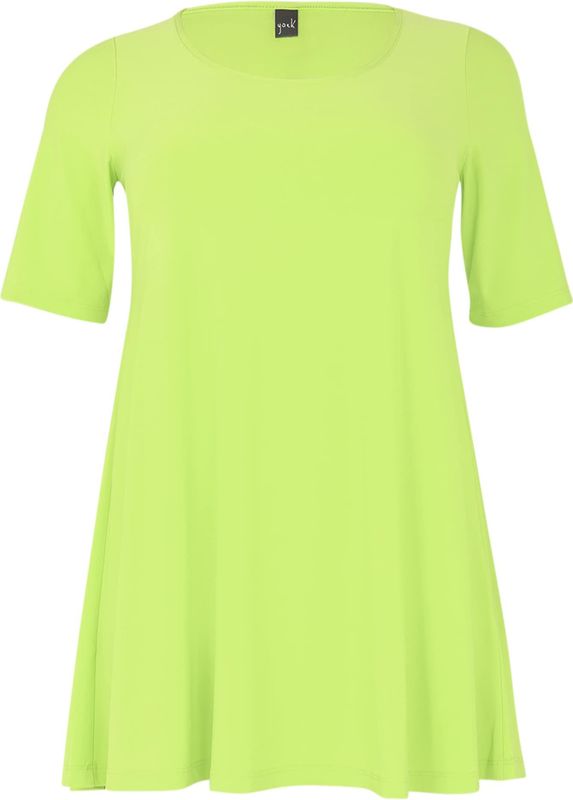 Yoek T-shirt DOLCE van Travelstof Limegroen