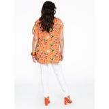 Tuniek - Fel Oranje - AZALEA - Met Strikjes