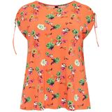 Tuniek - Fel Oranje - AZALEA - Met Strikjes