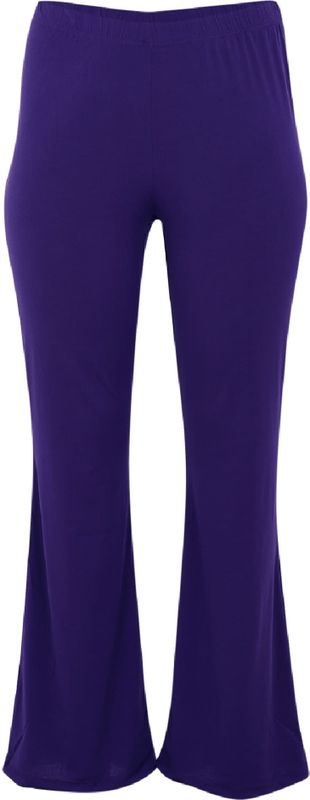 Harembroek - Effen - Elastisch - Lang - Bootcut - Mid Waist