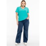 Jeans - 5 Pockets - Wide Leg - Hoge Tailleband - Wijde Pasvorm