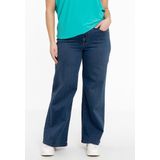 Jeans - 5 Pockets - Wide Leg - Hoge Tailleband - Wijde Pasvorm