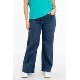 Jeans - 5 Pockets - Wide Leg - Hoge Tailleband - Wijde Pasvorm