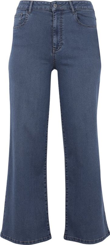 Jeans - 5 Pockets - Wide Leg - Hoge Tailleband - Wijde Pasvorm