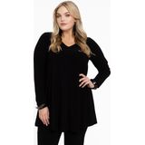 YOEK Tuniek met Lange Mouwen - Swing Pasvorm - V-hals