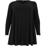 YOEK Tuniek met Lange Mouwen - Swing Pasvorm - V-hals