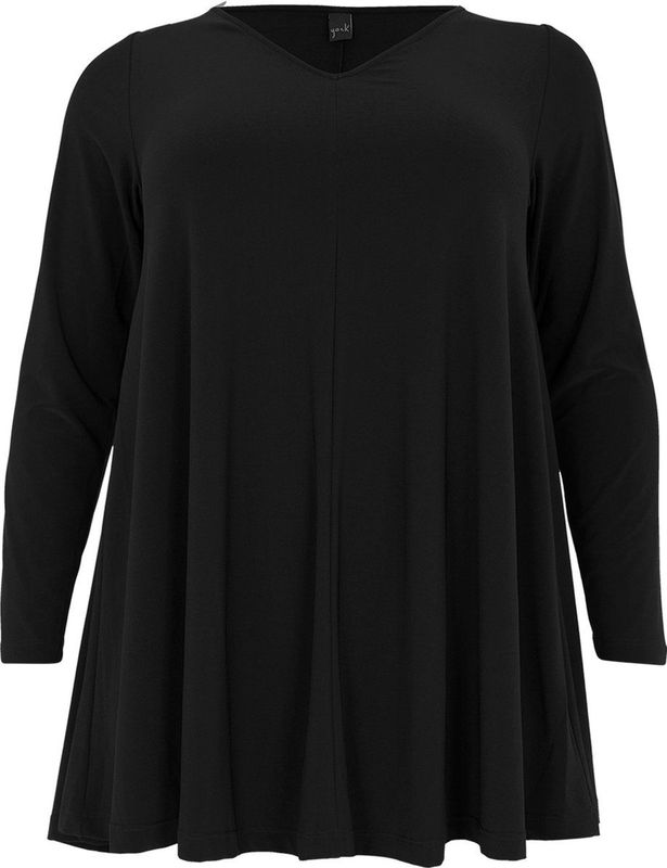YOEK Tuniek met Lange Mouwen - Swing Pasvorm - V-hals