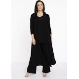 Yoek Vest met een gedrapeerde voorkant