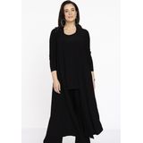 Yoek Vest met een gedrapeerde voorkant