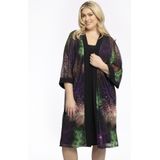 Kimono KRISTY - Zwart - Semi-Transparant Mesh - Dolce Biezen