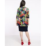 Tuniek - Multicolor - Dolce - Flare Pasvorm, Driekwart Mouwen