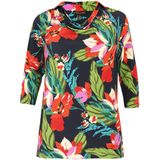 Tuniek - Multicolor - Dolce - Flare Pasvorm, Driekwart Mouwen