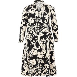 About You - Bloemenprint Blousejurk met Ritszakken en Lange Mouwen