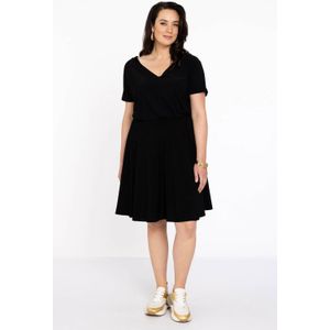 Yoek A-lijn Rok DOLCE van Travelstof Zwart