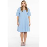 Yoek A-lijn Jurk Lichtblauw