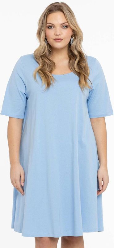 Yoek A-lijn Jurk Lichtblauw