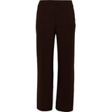 YOEK Bootcut Broek - Travelstof - Donkerbruin