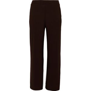 YOEK Bootcut Broek - Travelstof - Donkerbruin