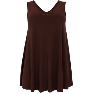 Yoek Top DOLCE van Travelstof Bruin