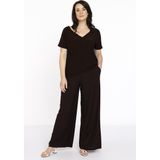 Yoek T-shirt van DOLCE Travelstof Bruin