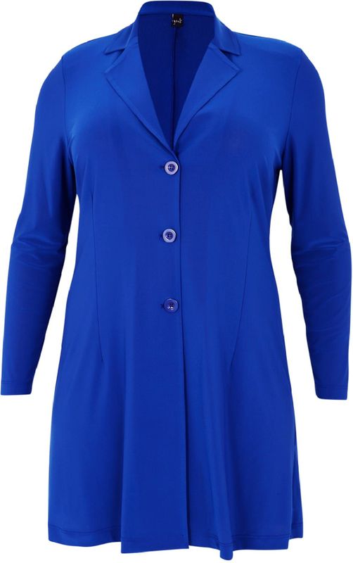 Yoek - Blazer - Cobalt - Rechtvallend - Dames