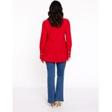 Blouse - DOLCE - Flare met Pofmouwen - Zwart - Tuniek