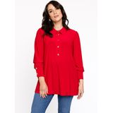 Blouse - DOLCE - Flare met Pofmouwen - Zwart - Tuniek