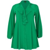 About You - Effen Blouse met Volant en Lange Mouwen