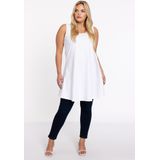 Yoek Cropped Skinny Jeans Dark Blue Denim