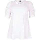 Yoek - Tuniek - Katoen - Flare Fit - Korte Mouwen - V-halslijn