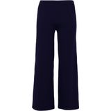 YOEK - straight fit broek - Donkerblauw