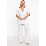 YOEK - High Waist Broek - Beige