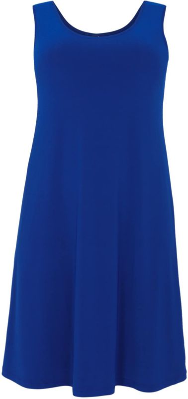 A-lijn Jurk - Zwart - Dolce Stof - Wijde Pasvorm