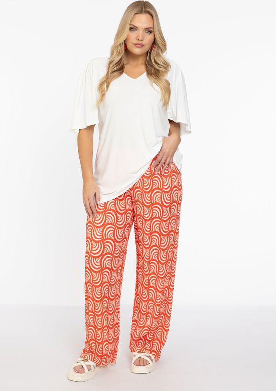 Dolce - Tuniek - Flare Pasvorm - Trompetmouwen - V-hals