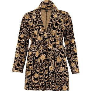 CIRCLE - Tussenjas - Goud en Zwart - Gebreid