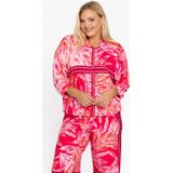 YOEK - Blouse - Roze