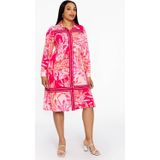 YOEK - Blousejurk - Roze - Lange Mouwen - Knoopsluiting