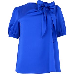 Tuniek - Kobaltblauw - A-lijn - Satijn