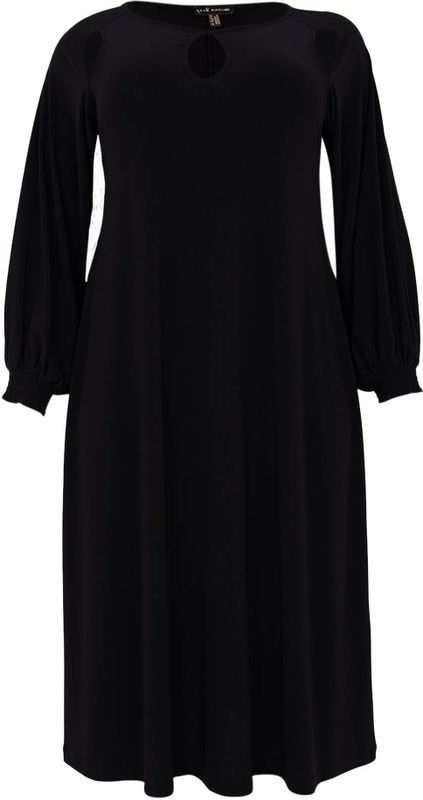 Jurk - Zwart - DOLCE - A-lijn