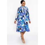 Jurk - Wit - SILVERLING - A-lijn - Met Kant