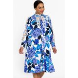 Jurk - Wit - SILVERLING - A-lijn - Met Kant