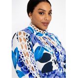 Jurk - Wit - SILVERLING - A-lijn - Met Kant