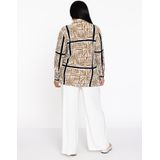 YOEK - Blouse - Beige - Lange Mouwen - Losse Pasvorm