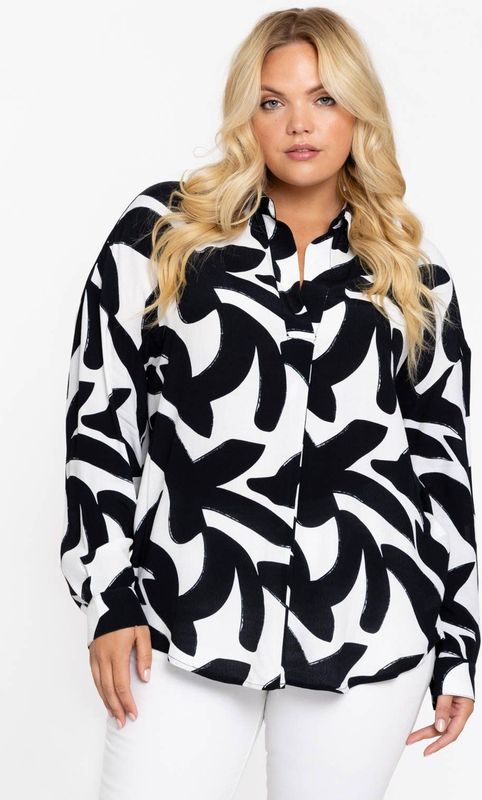 YOEK - Blousetop - Zwart