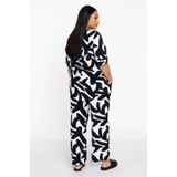 YOEK - Top - Zwart - Lange Mouwen - V-hals - 100% Viscose